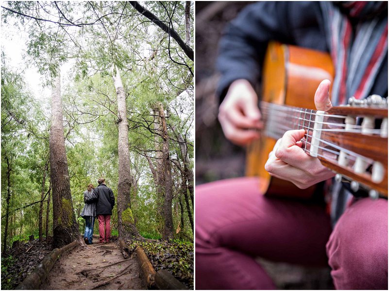 romantic engagement photo shoot