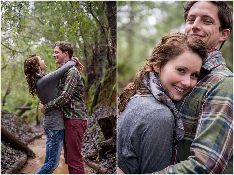 romantic engagement photo shoot