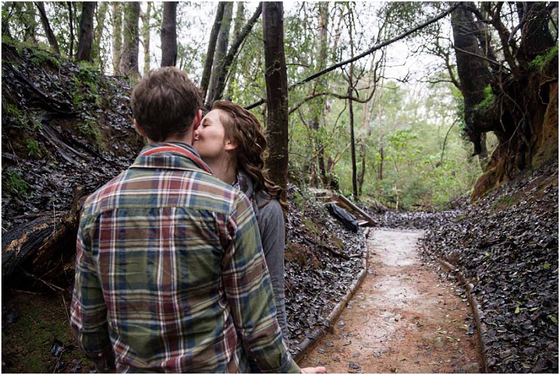 romantic engagement photo shoot