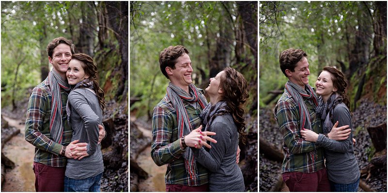 romantic engagement photo shoot