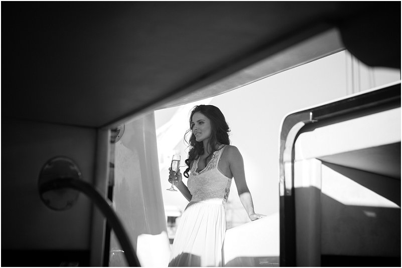 luxury yacht cape town engagement photos