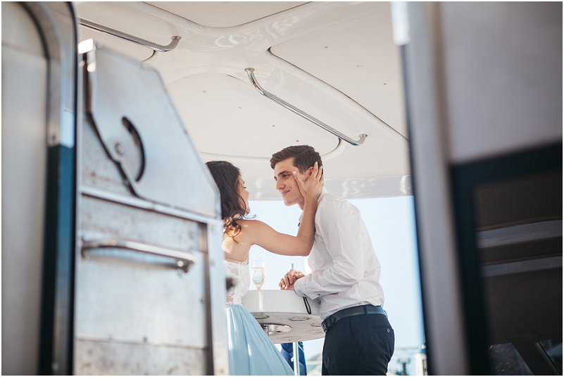 luxury yacht cape town engagement photos