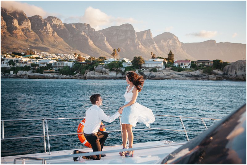 luxury yacht cape town engagement photos5