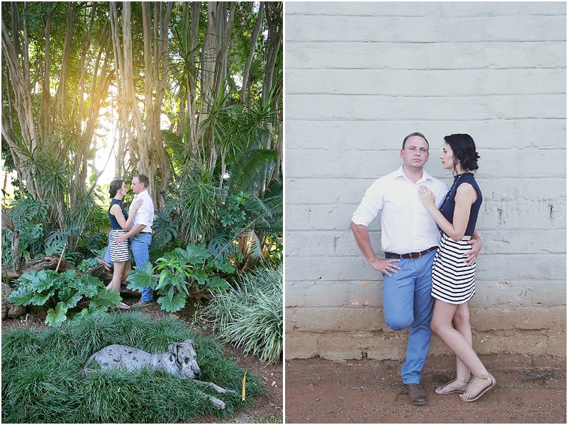 couple with a great dane