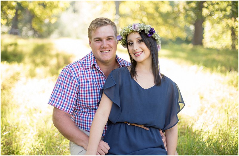 forest engagement photo shoot