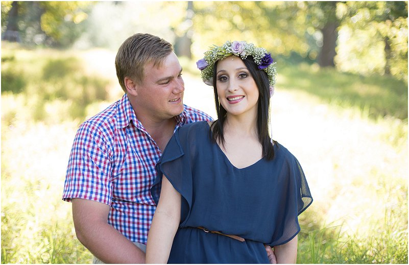 forest engagement photo shoot