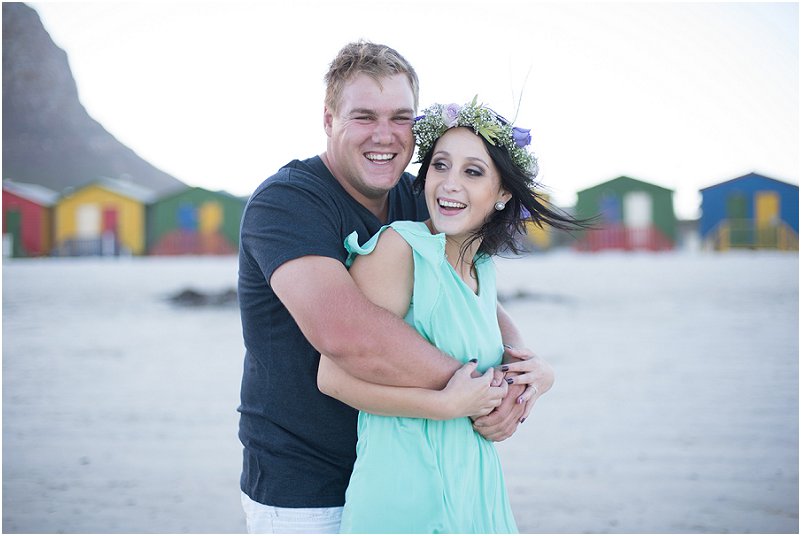 Muizenberg engagement shoot