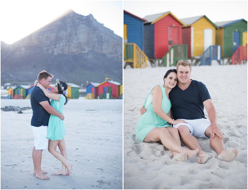 Muizenberg engagement shoot