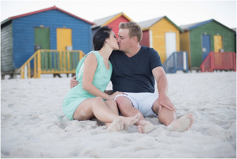 Muizenberg engagement shoot