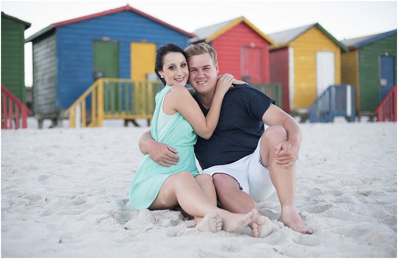 Muizenberg engagement shoot