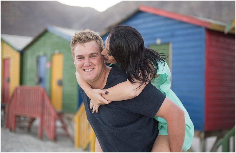 Muizenberg engagement shoot