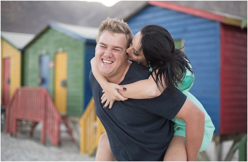 Muizenberg engagement shoot