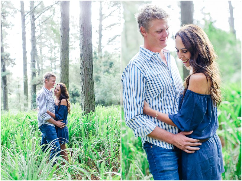 forest engagement photo shoot