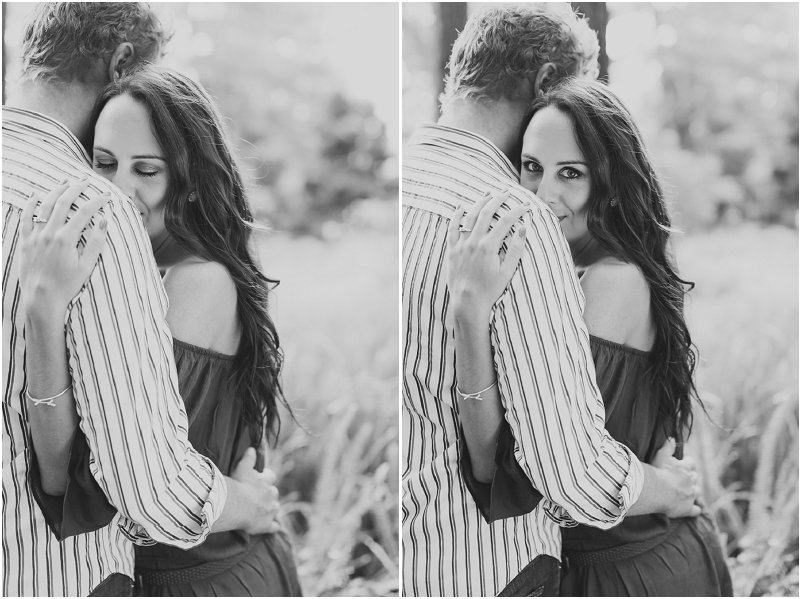 forest engagement photo shoot