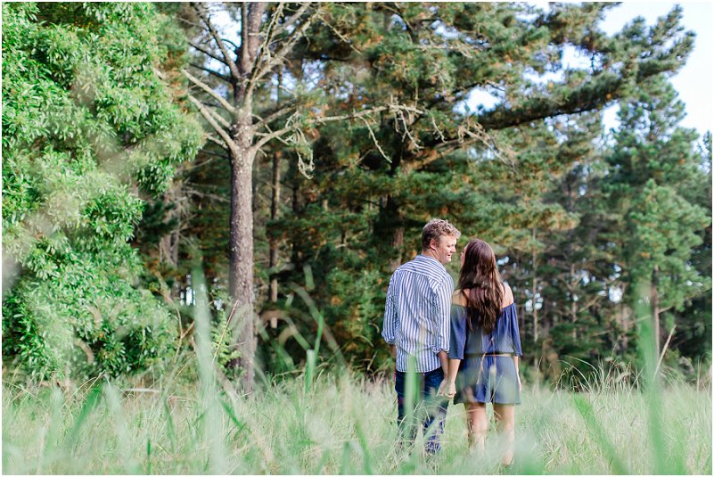 forest engagement photo shoot