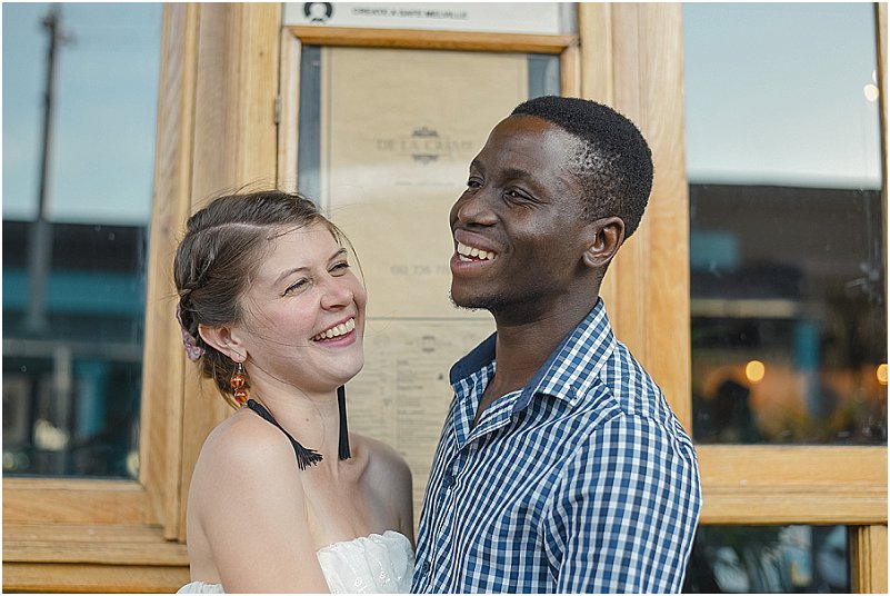 interracial couples engagement photos