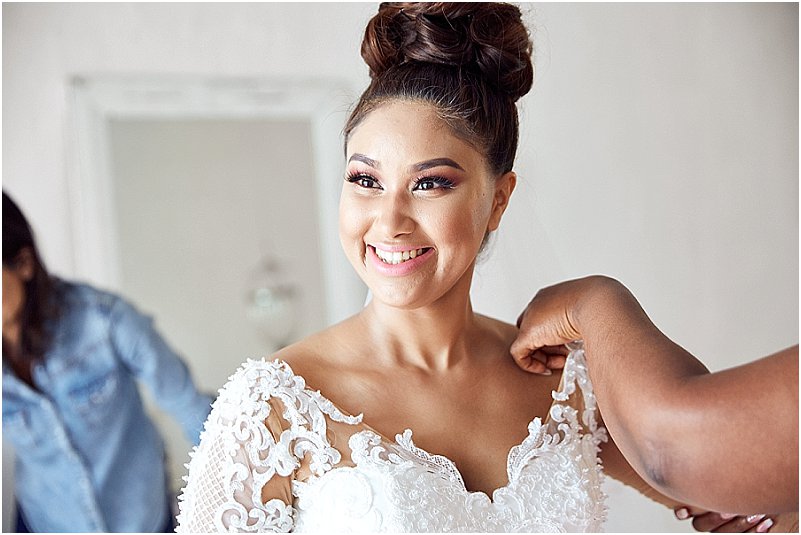 bride getting ready