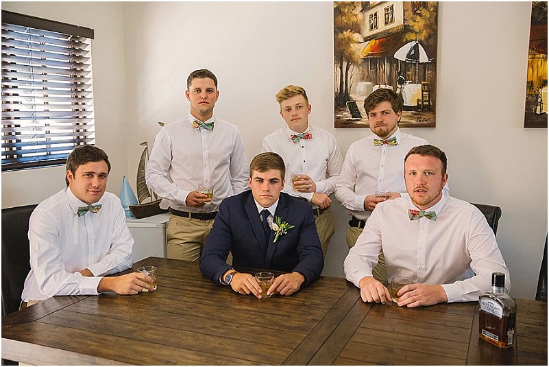 groom and groomsmen photos