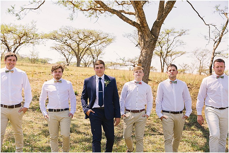 groom and groomsmen photos