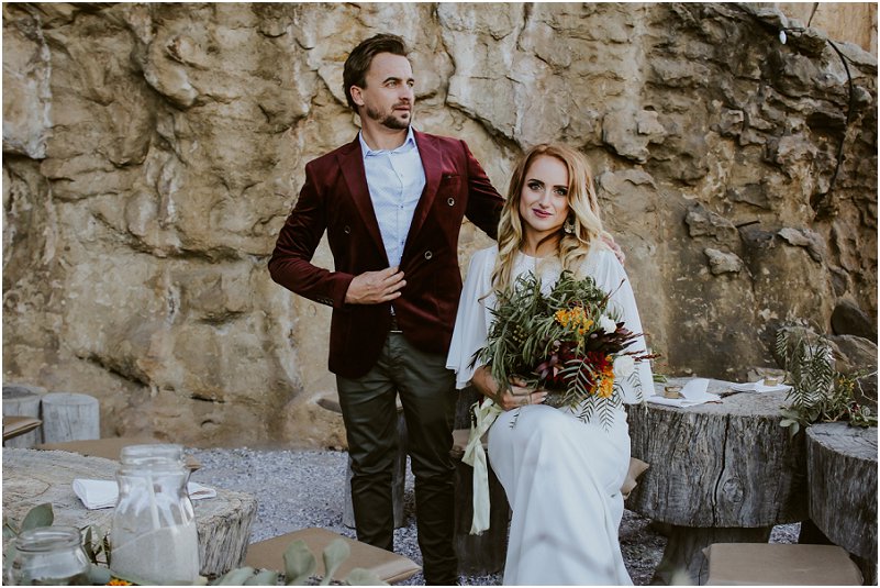 Bohemian wedding at Bosduifklip