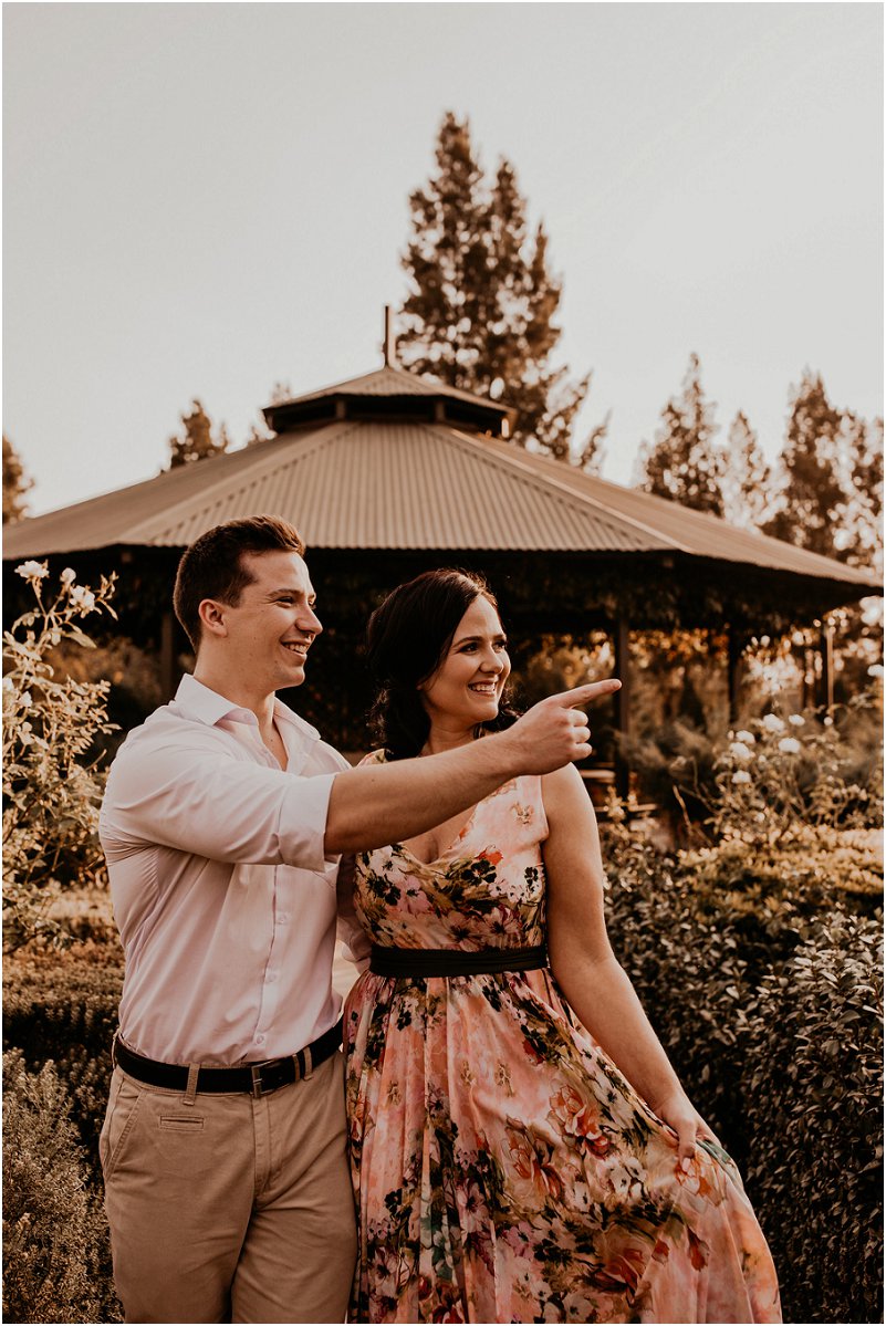 engagement photos at Rosemary Hill