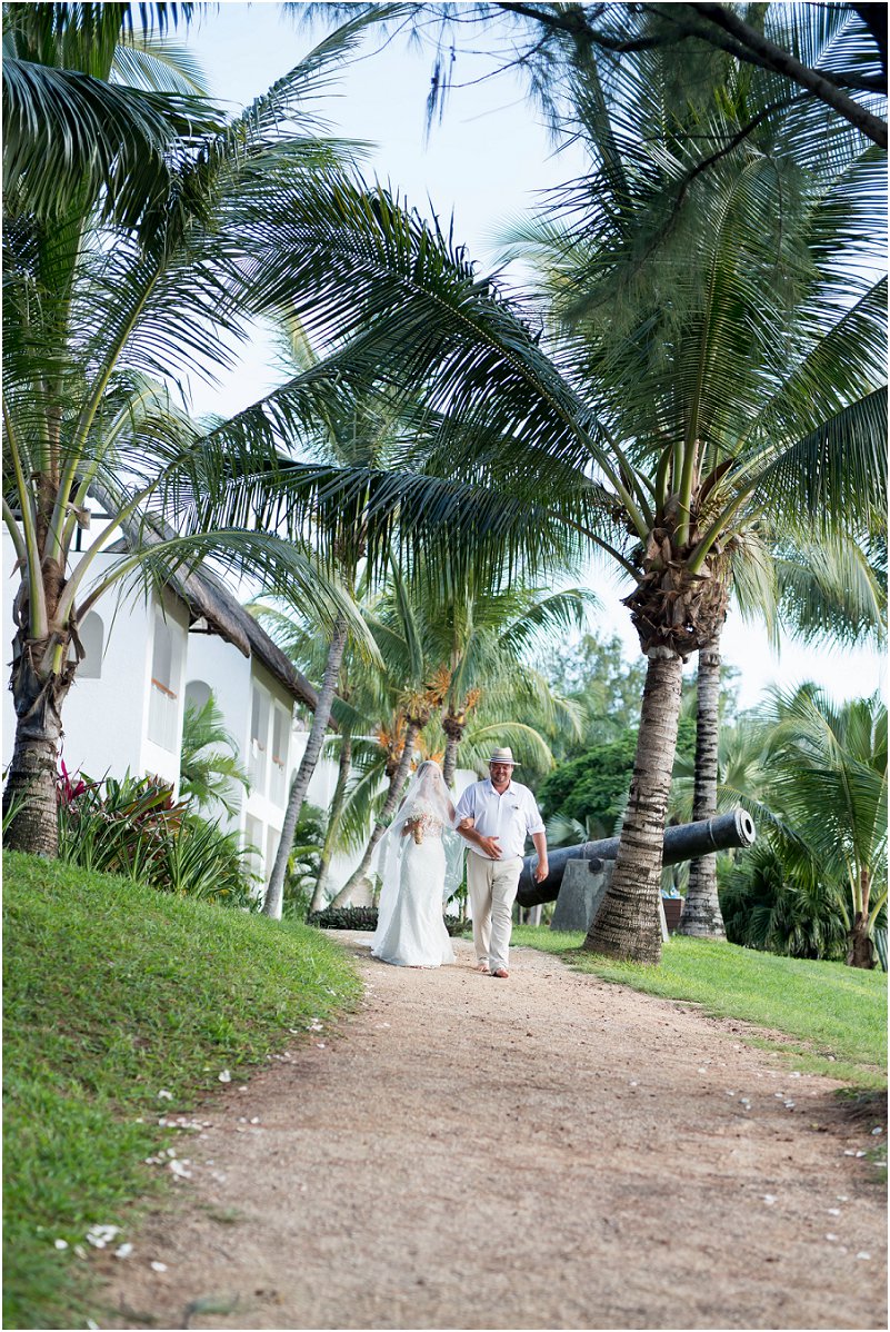 Strandtroue in Mauritius