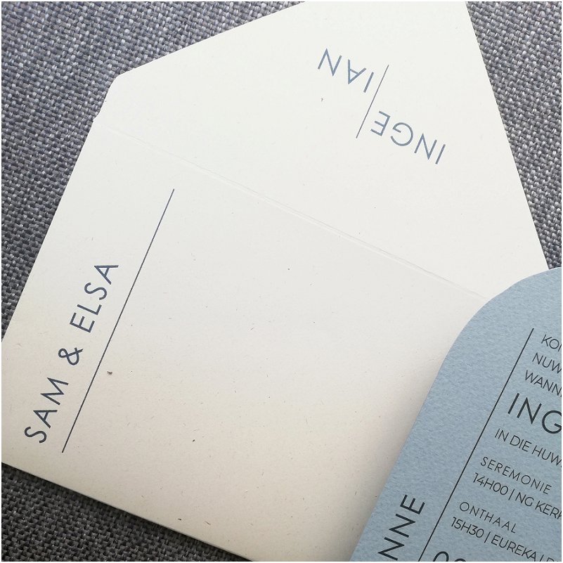 Light Blue Wedding Invitation Inspiration