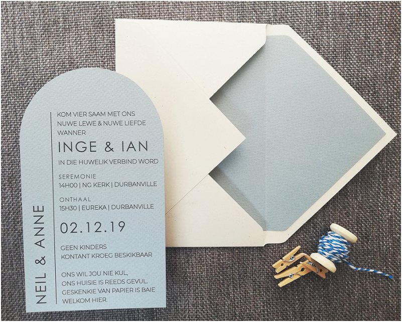 Light Blue Wedding Invitation Inspiration