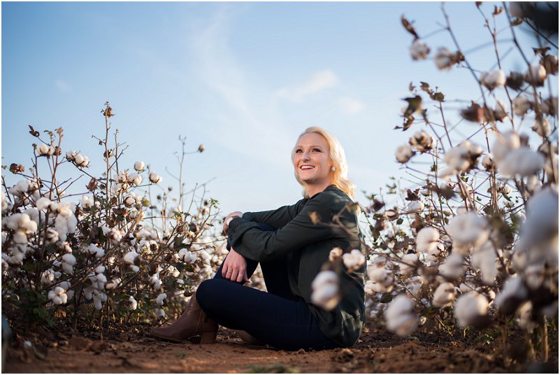 cotton field engagement pictures