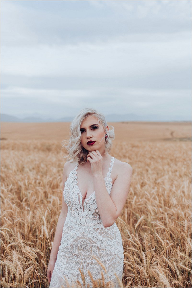 wheat fields wedding inspiration