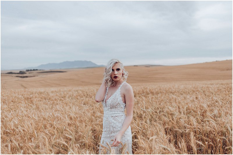 wheat fields wedding inspiration