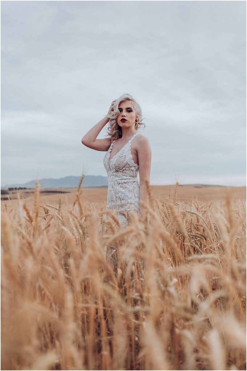 wheat fields wedding inspiration