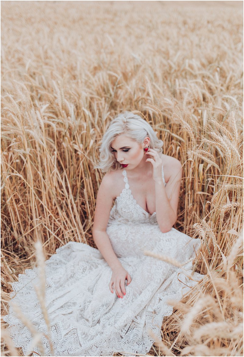 wheat fields wedding inspiration