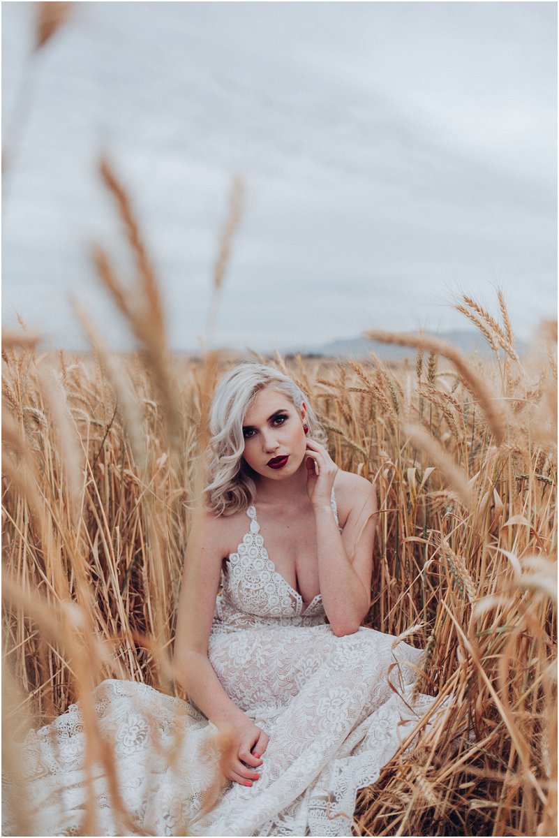 wheat fields wedding inspiration