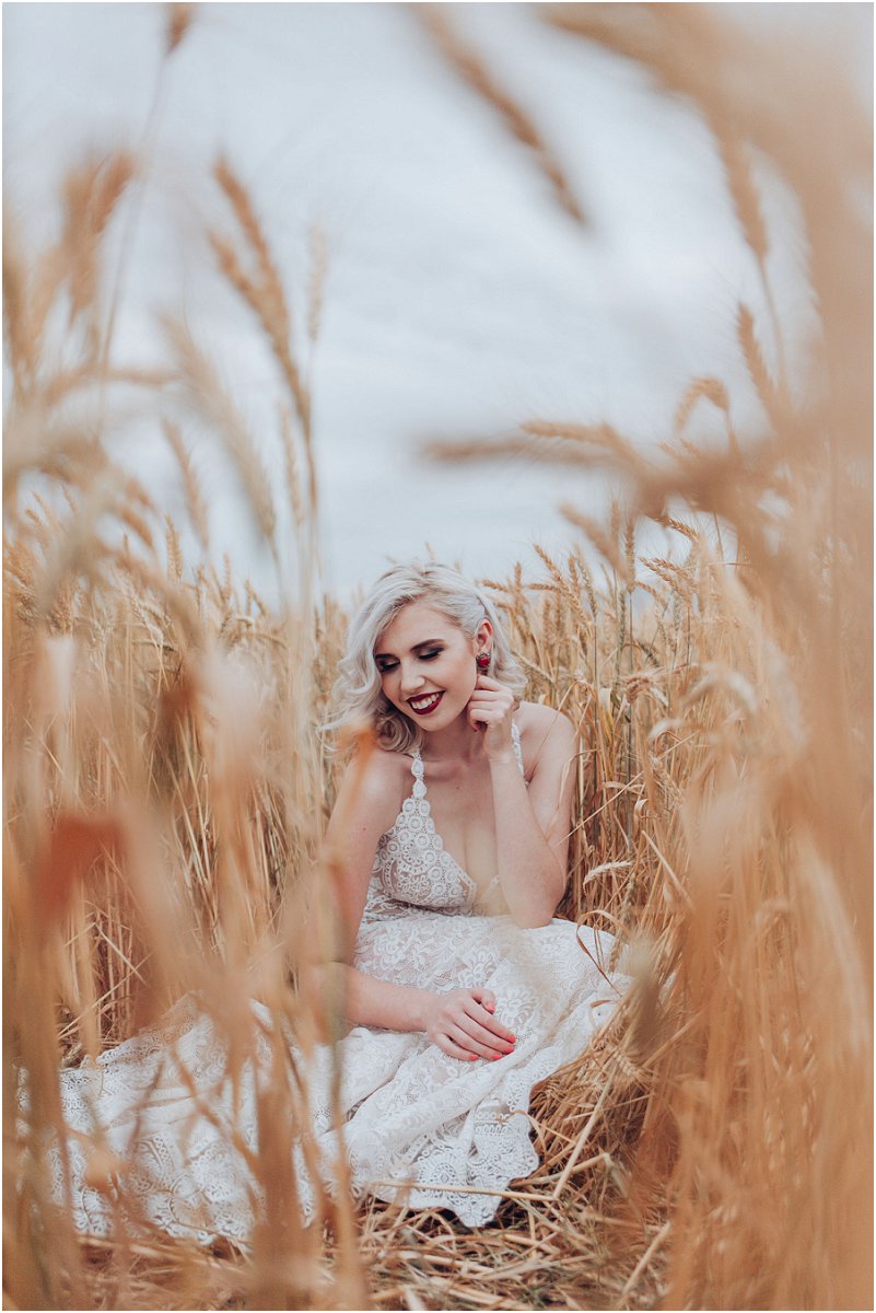 wheat fields wedding inspiration