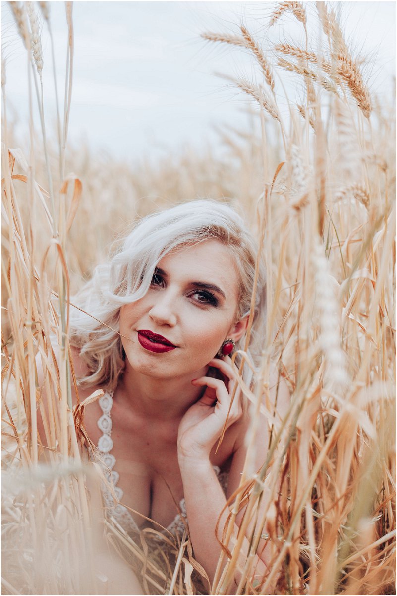 wheat fields wedding inspiration