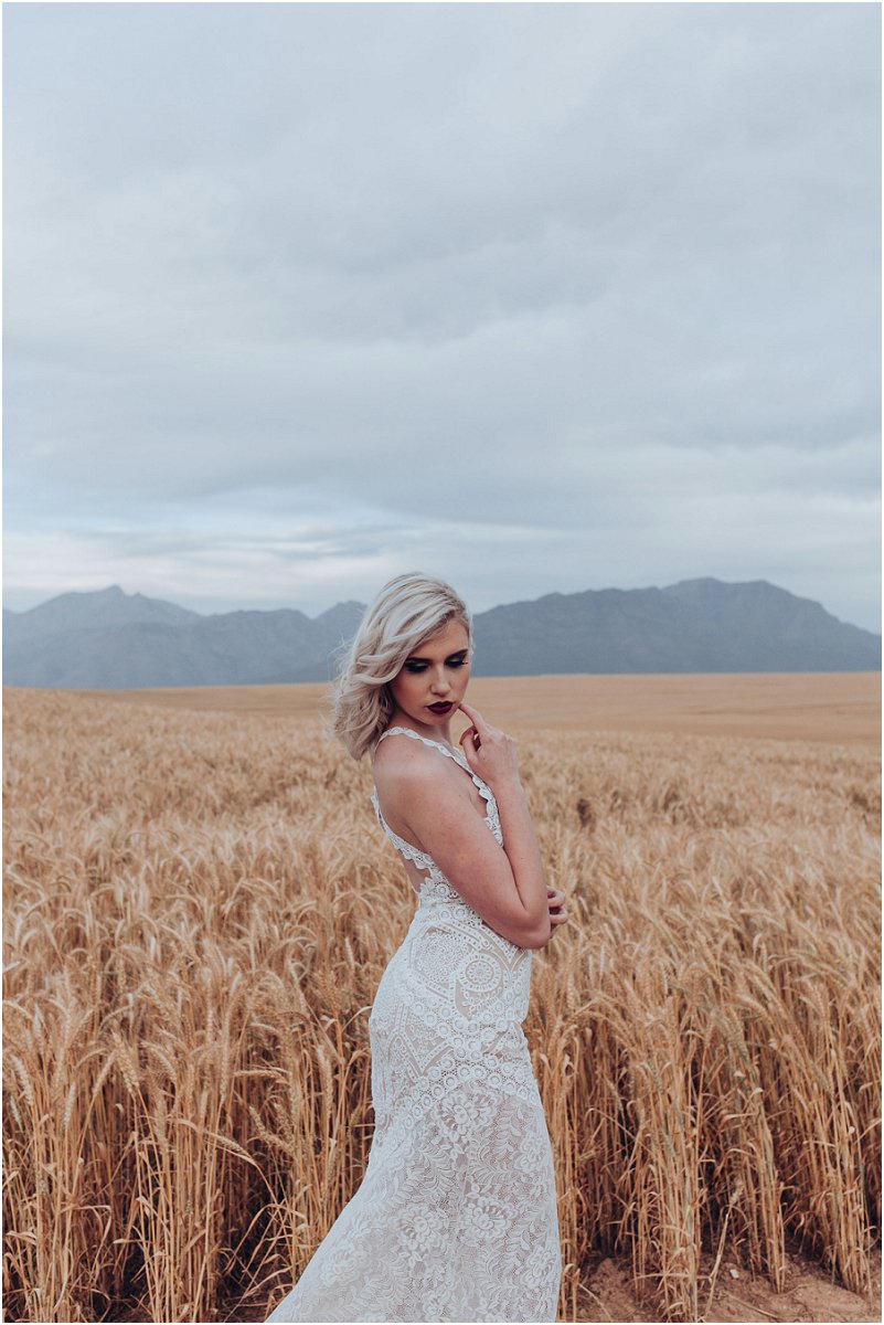 wheat fields wedding inspiration