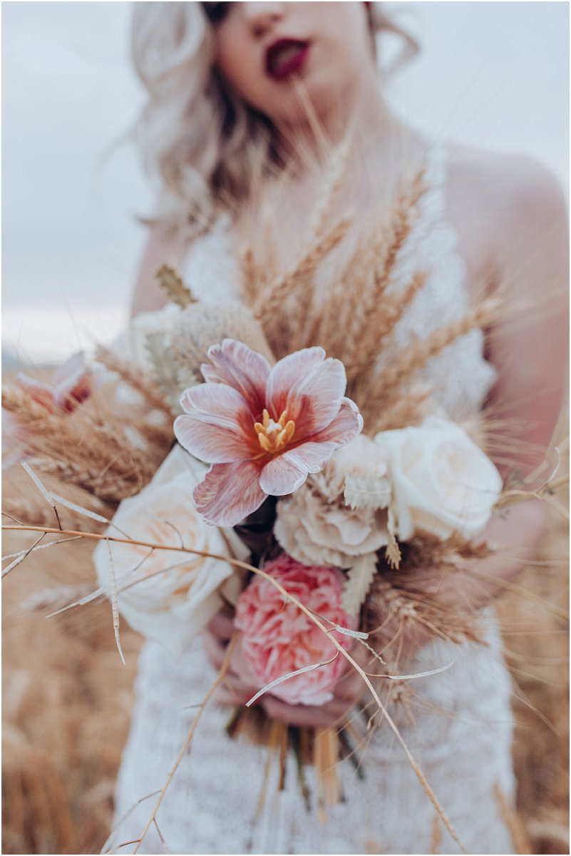 wheat fields wedding inspiration