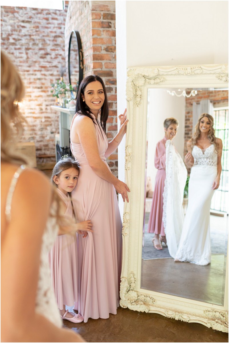 Lace on Timber Wedding