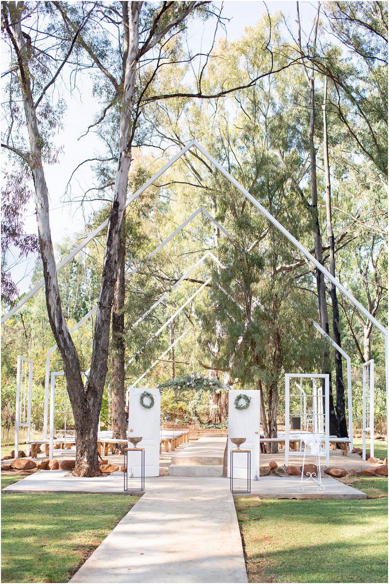 Lace on Timber Wedding