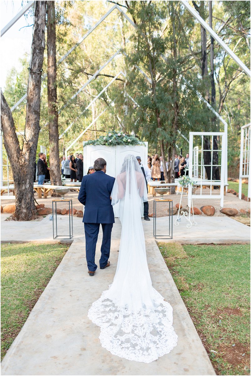Lace on Timber Wedding