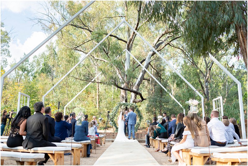Lace on Timber Wedding