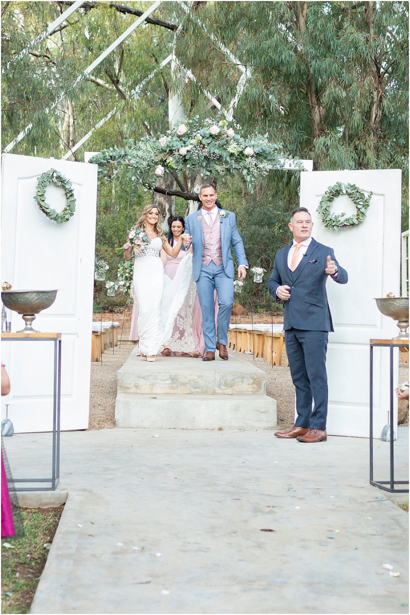 Lace on Timber Wedding