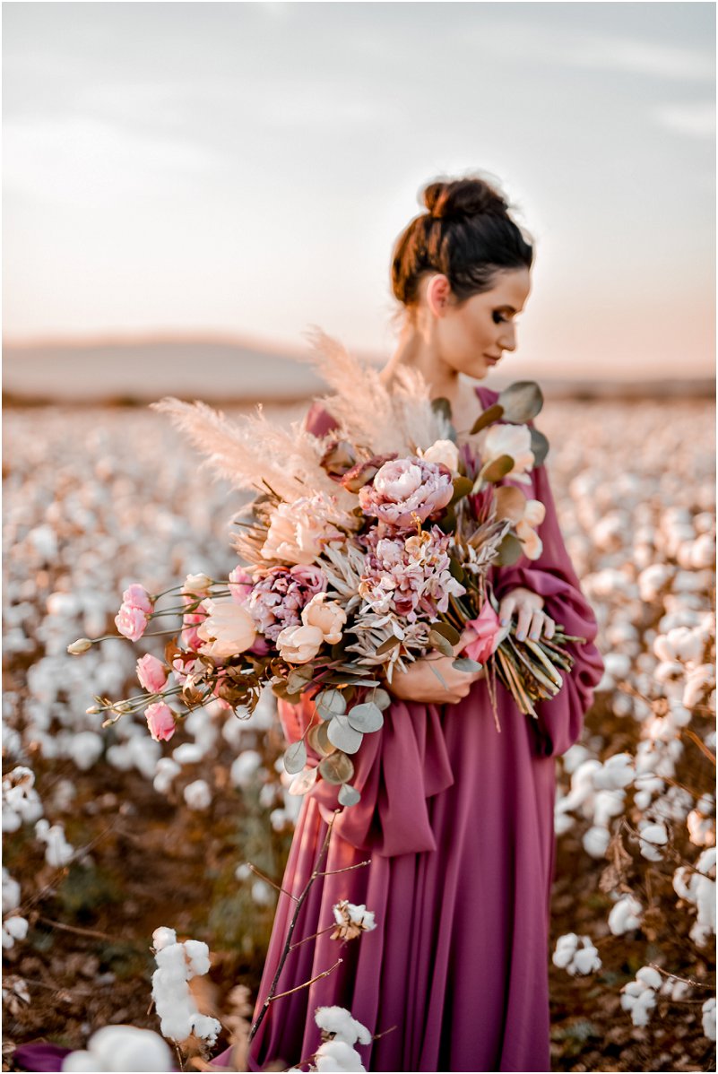 cottonfield wedding inspiration