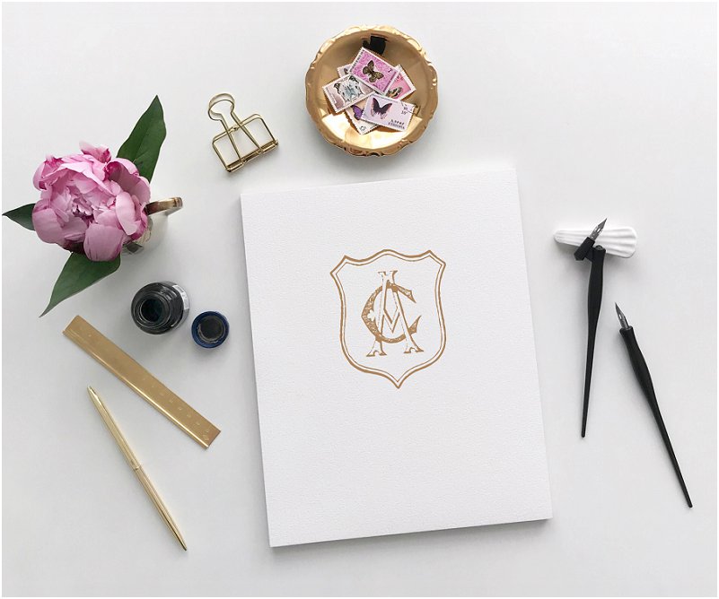 Wedding crest stationery inspiration