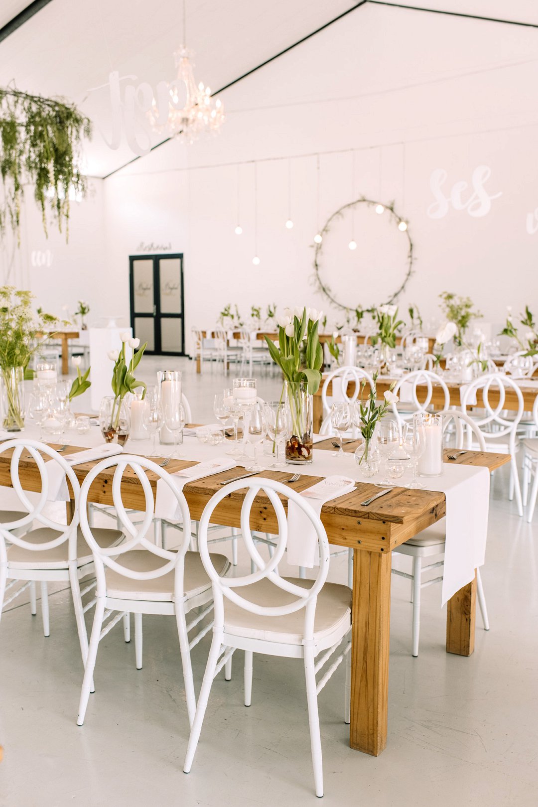 modern farm wedding