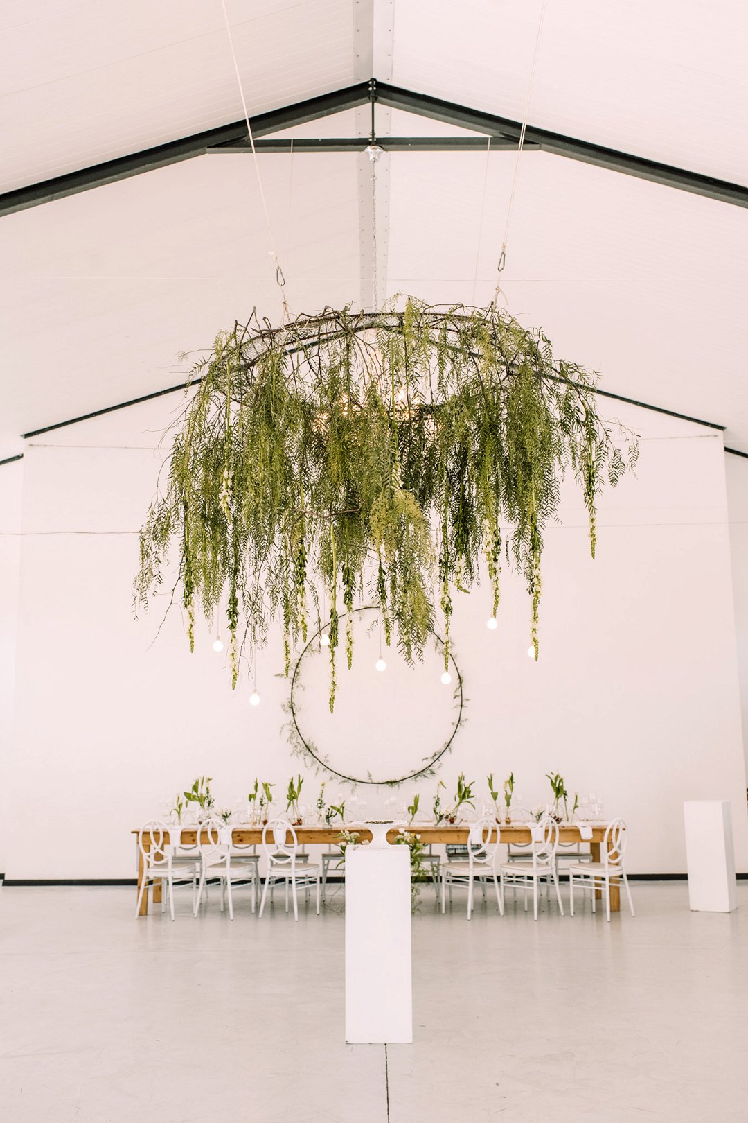 modern farm wedding