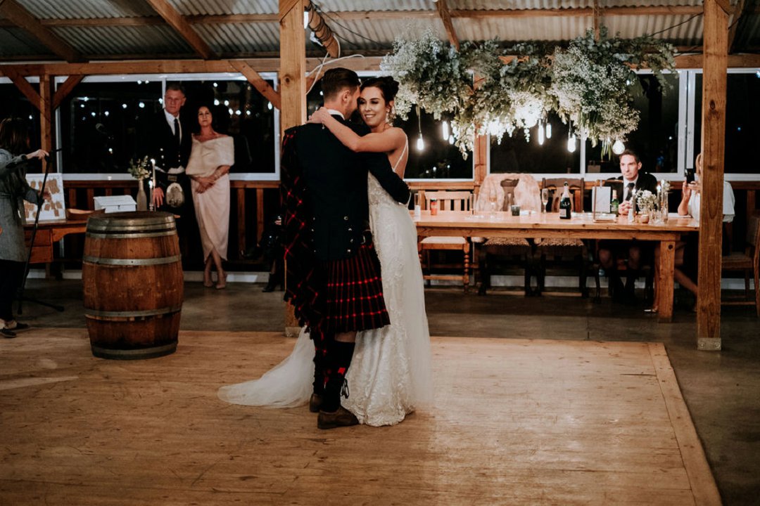 Scottish inspired wedding