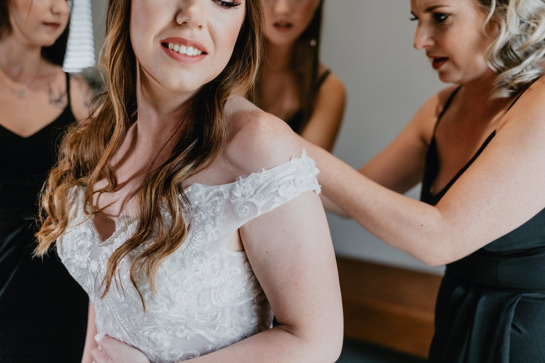 dark green wedding