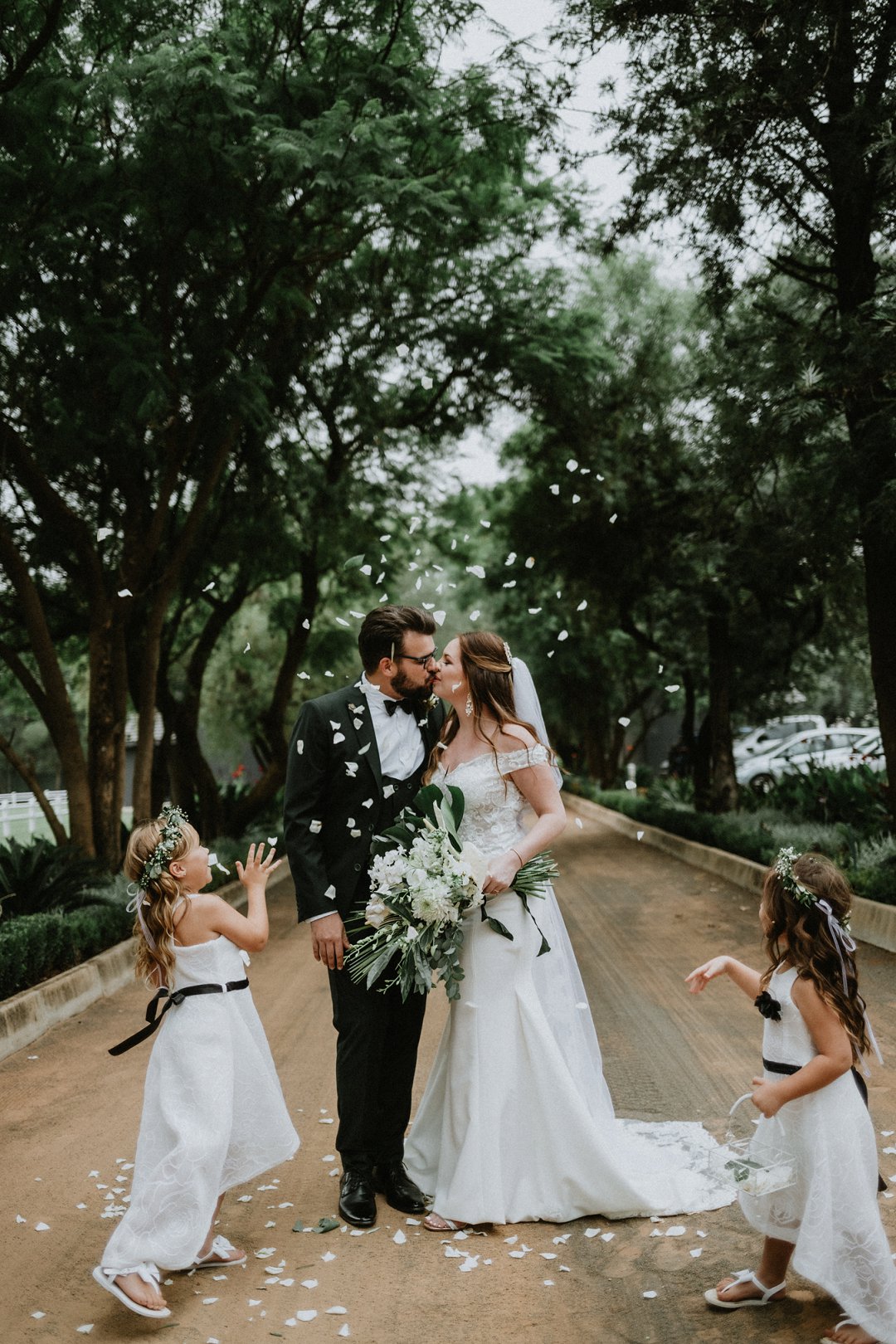 dark green wedding